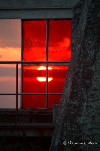 Maison Feu de Lanildut au coucher du soleil. Finistère- Bretagne- France